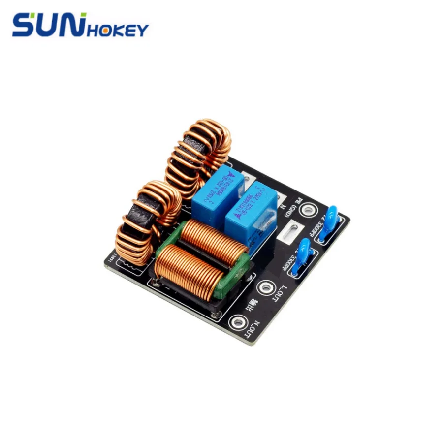 AC Power Socket Filter 110V 220V 2A 4A 10A 20A AC EMI Filter FCC High-Frequency EMC Power AMP Audio Power Amplifier Board