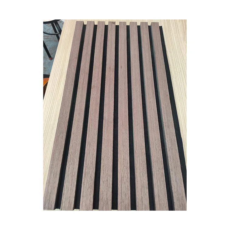 GoodSound Fireproof Wood Or Melamine Finish Bedroom Slat Board Veneer Pet Slats Wood Acoustic Panels