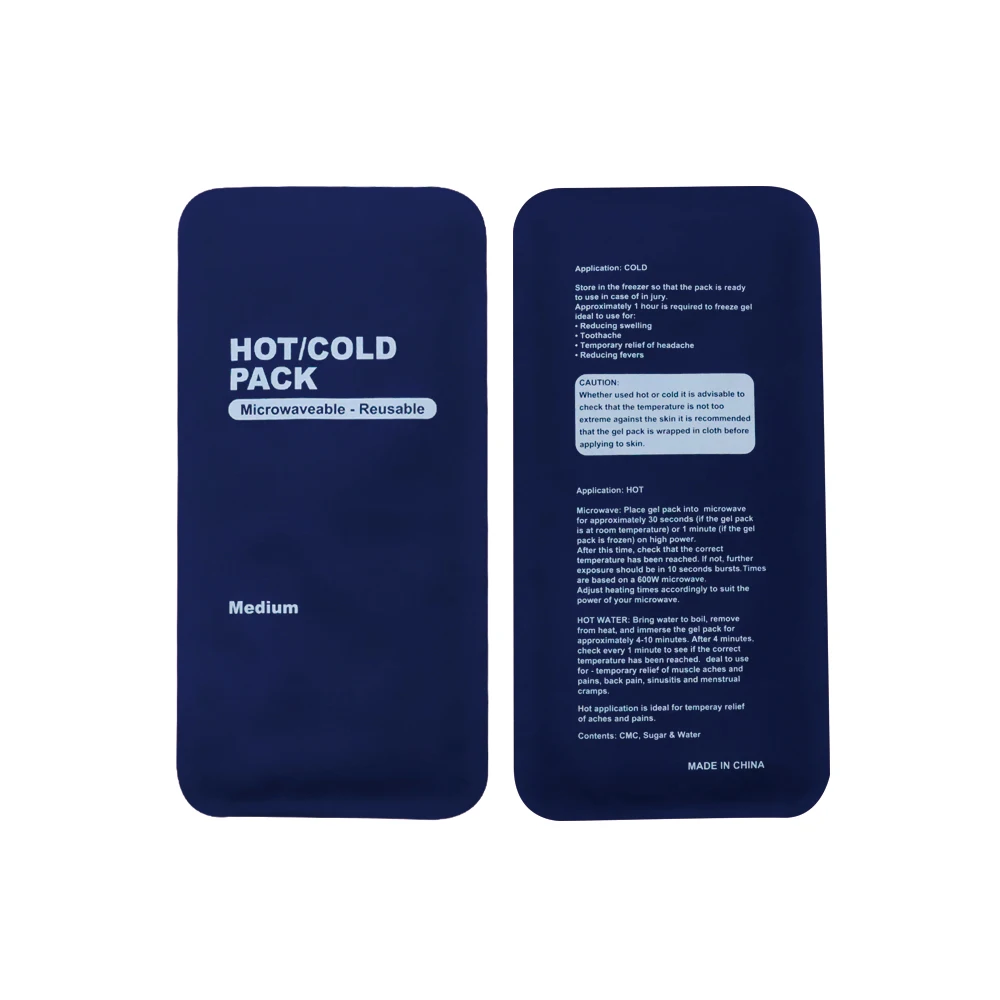 New Arrivals Customized Hot And Cold Sport Injury Relieve Sprain Ice Pack Gel Hot Cold Packs