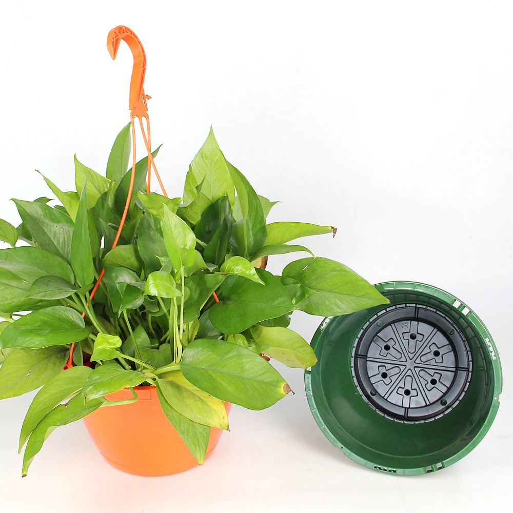 Home Durable Plant Garden Supplies Plastic Hanging Basket Planter Horticulture Flower Pots Hanging Pot