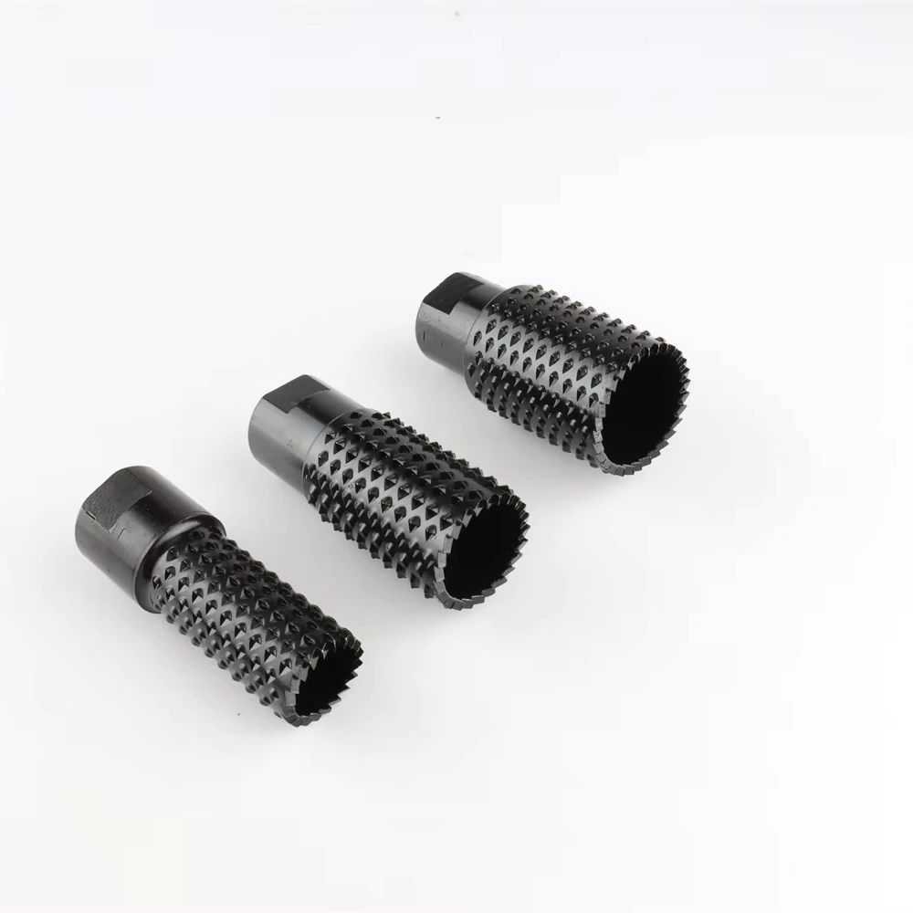 Woodworking Perforator Cylinder Wood Grinding Hole Opener Rotary Rasp for Angle Grinder