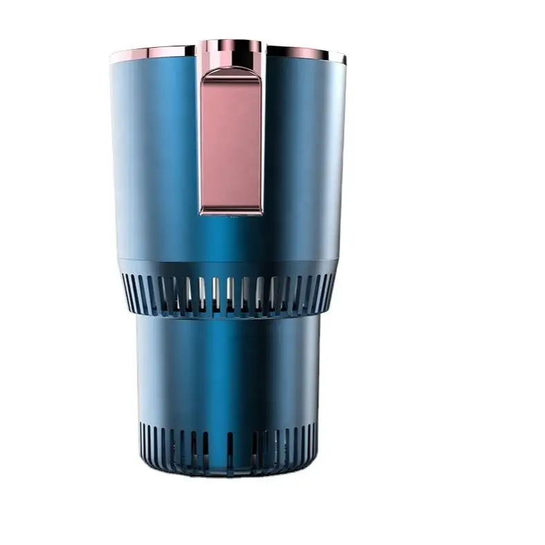 2-in-1 Auto Cooling And Heating Cup Holder Portable Smart Car Cup Drinks Holder For Water Coffee Milk With Display Temperature