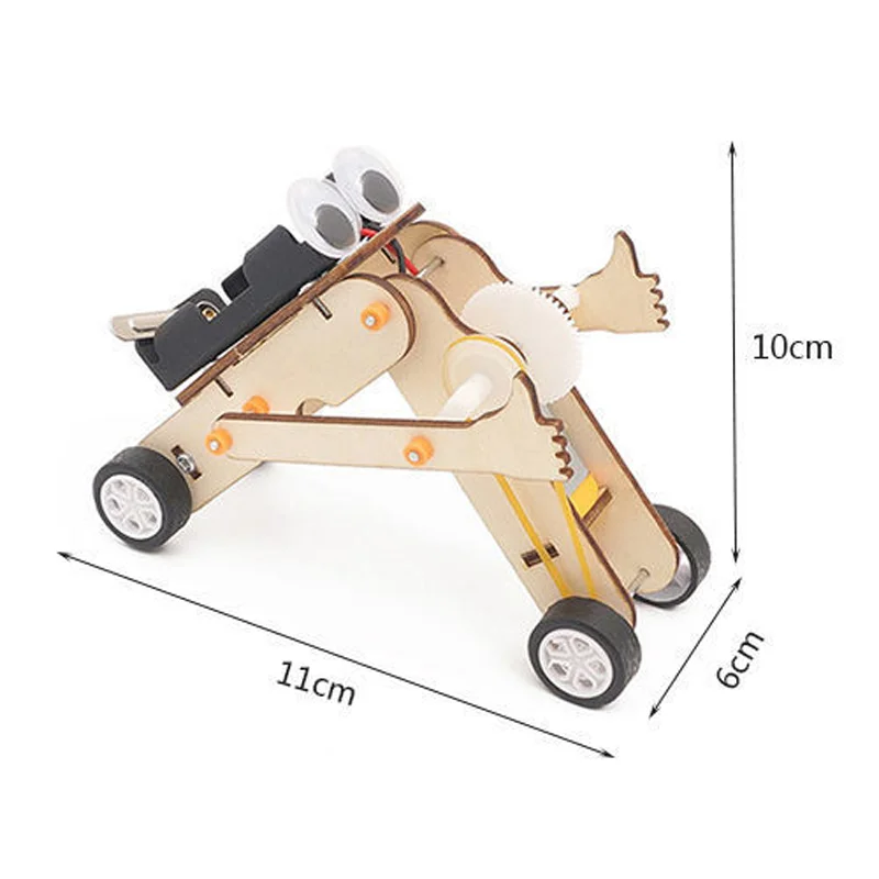 Science And Technology Small Production Kids Handmade DIY Like Robot Assembling Model Physical Science STEM Educational Toy