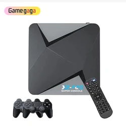 Super console x2 pro New Retro Video Game Console 64G 50000 Games Installed Android TV Box three System Wireless Controller