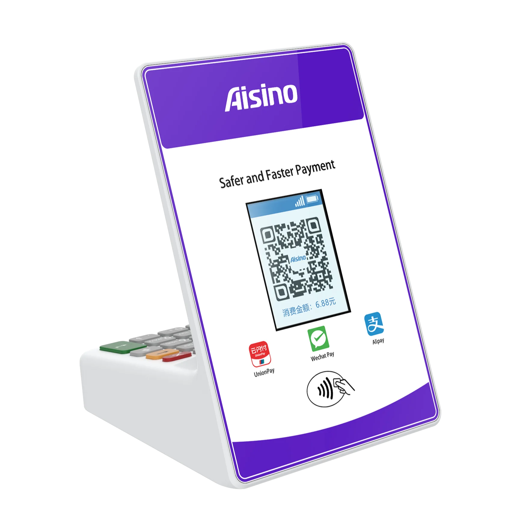 2.4/2.8 inch NFC QR code Terminal Payment Generator Display for wechat alipay QR Payment System