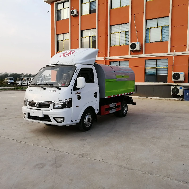 Container waste collect garbage rubbish compactor truck hot sale in China garbage truck