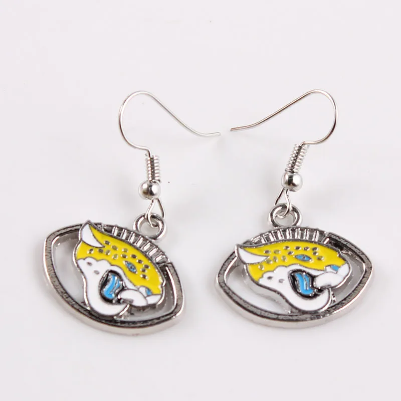 Wholesale 32 US American football team logo KC nfl team earrings