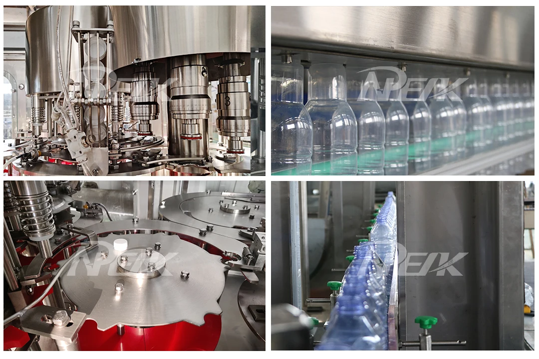 China small business 3 in 1 pure water filling machine bottling line
