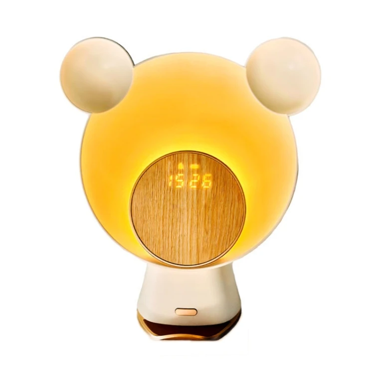 Night Light Smart Speaker Wireless Charging Atmosphere Light Alarm Clock Smart Desk Lamp with Sensor Switch