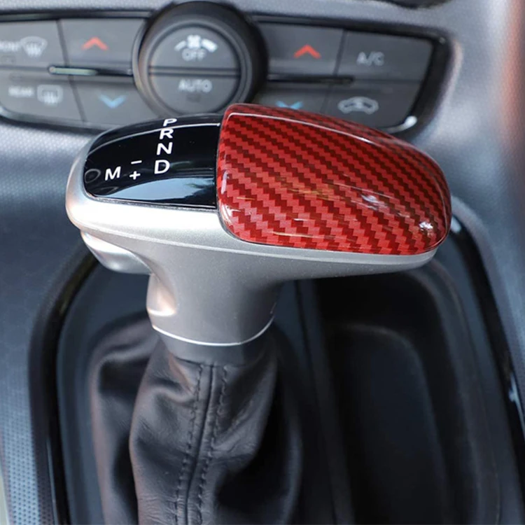 Gear Shift Trim Knob ABS Decoration Cover Interior Accessories For 2015-2021 Dodge Charger for 2015-2021 Dodge Challenger