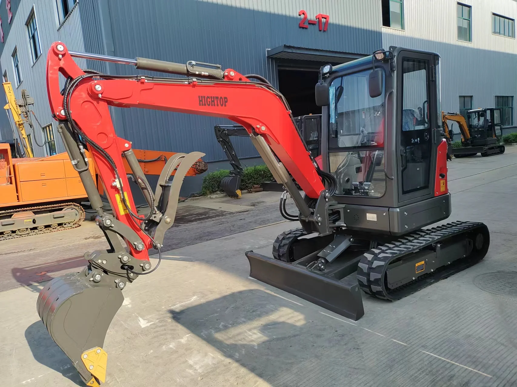 Mini Excavator 3.5 ton 4ton Mini Digger Excavator With EUROV/EPA Famous D1703 Engine