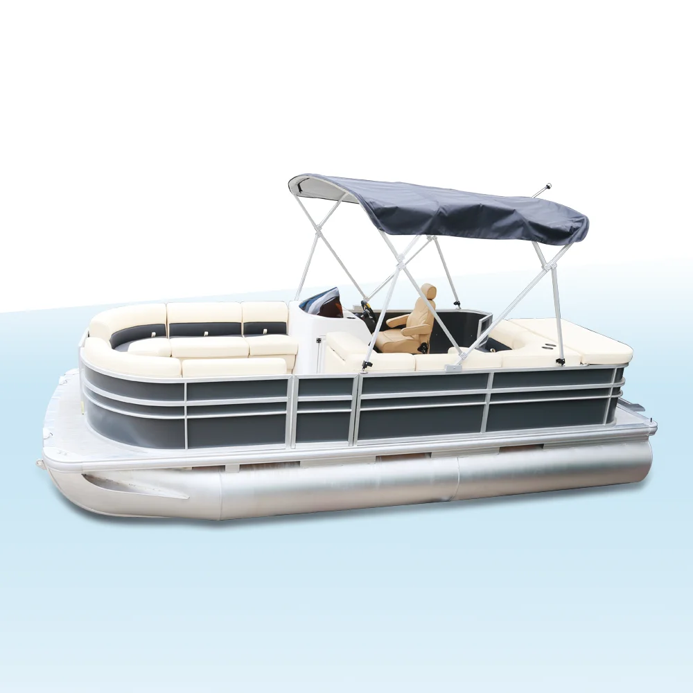 
Cheap Mini Small Compact Electric Fast Pontoon Style Triton Tri Hull Boats for sale 