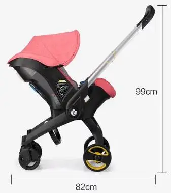 Amazon sells well 4 in 1 baby stroller Safety basket safety seat cradle stroller converts to car seat