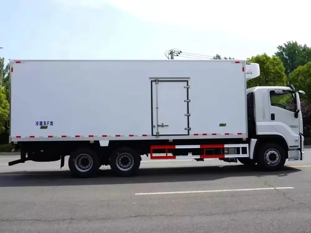 Производство Isuzu GIGA холодильник грузовик морозильник грузовой фургон для овощей и фруктов рефрижератор