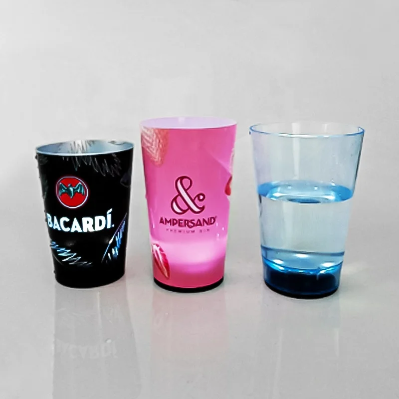 Custom Bar Accessories Party Supplies Led Flashing Cup Light Up Glowing Led Plastic Cup