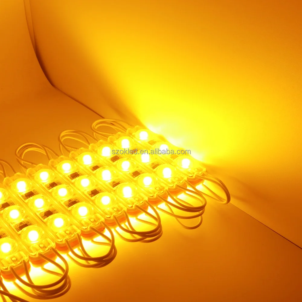 New IP65 Ultrasonic cold white 7516 driverless direct 110V AC SMD3030 modulo Advertising sign 2w injection SMD led modules 220V