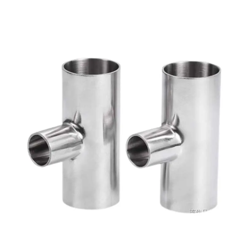 Mirror Surface 304 Stainless Steel Reducing Tee with Healthy Grade quality stainless steel pipe fitting reducing tee