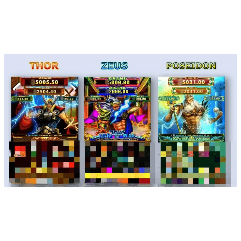 God of War Poseidon Vertical Video Touch Screen Game mechanic game