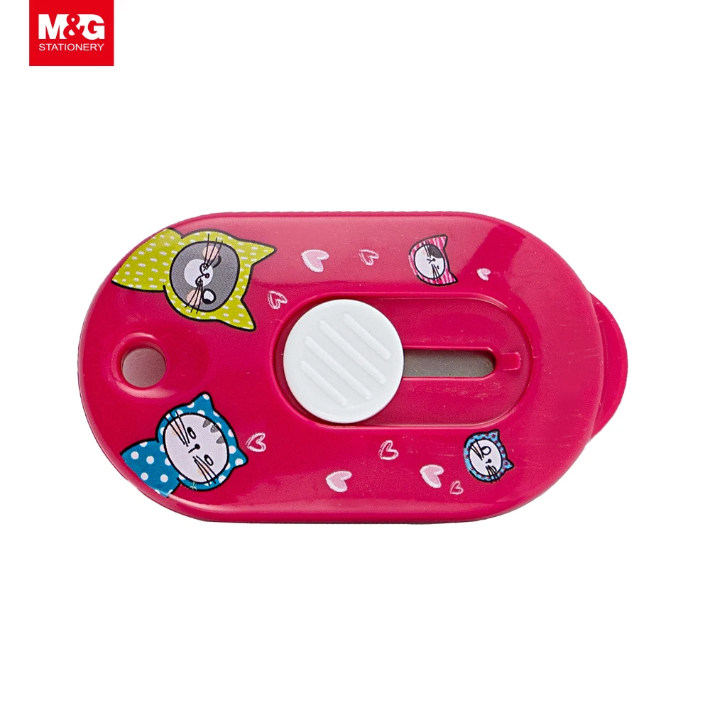 Лидер продаж автоматический выдвижной нож M & G для резки бумаги 3 5*6 см милый детский ручной