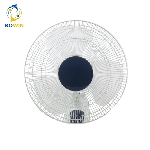 New design White 16 inch wall fan with remote control hanging and protectable grill remote wall fan