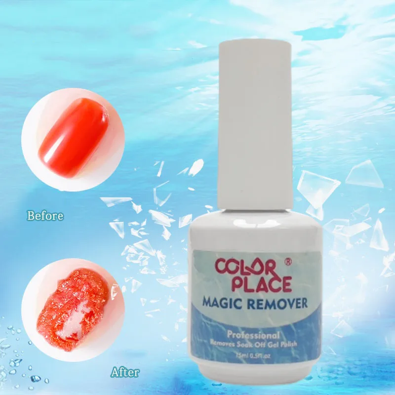 Private Label 15ML Soak Off  Magic Gel Nail Polish Remover Liquins Strong Quick Easy Polish Remover Gel Remover
