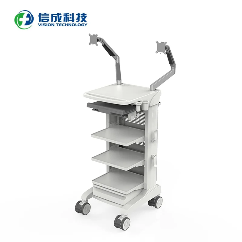 Endoscopic cart  New endoscope trolley with arm support  Factory direct sales support OEM/ODM customization