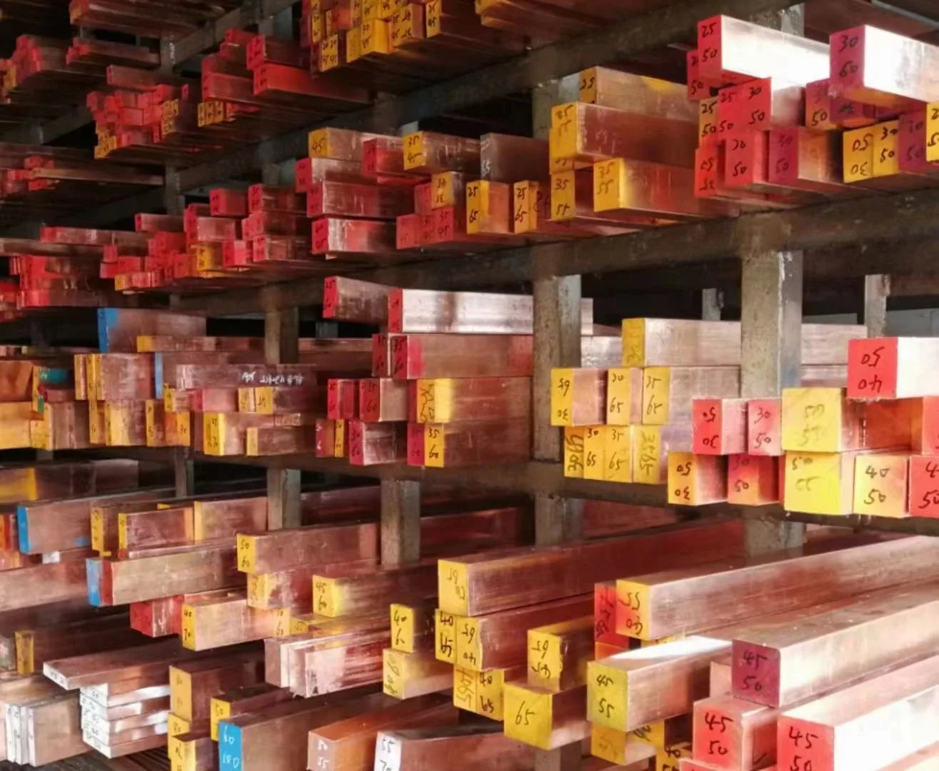 High purity EDM Chinese hot sale C101 Cu/a2 T2 C11000 99.99% pure electrode  cathode red copper