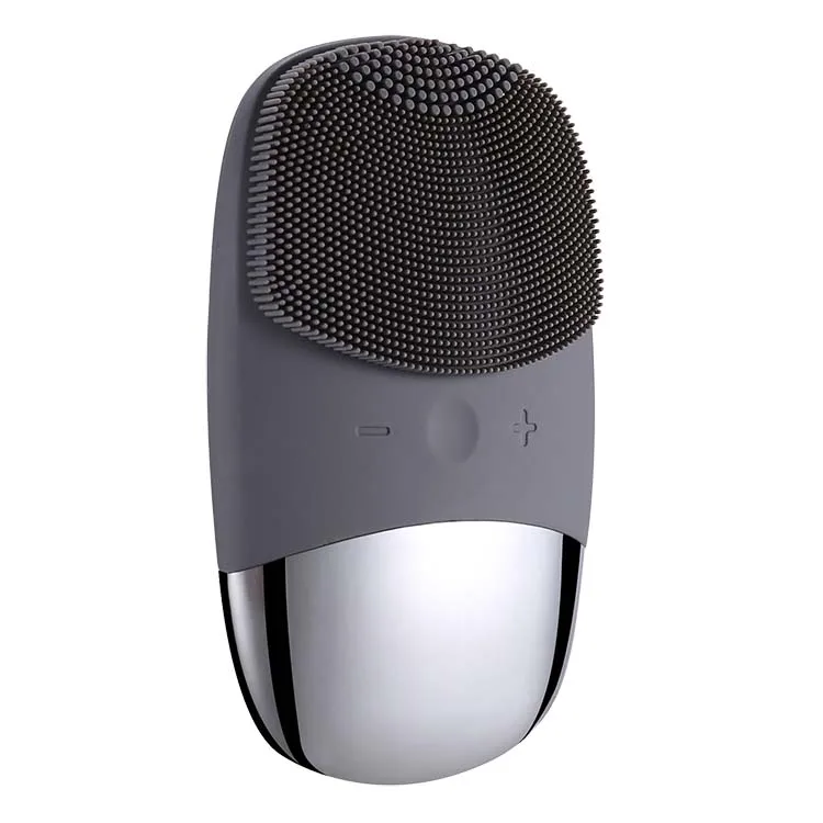 
latest hot selling vibrating skin cleanser facial sonic brush face wash with scrubber 