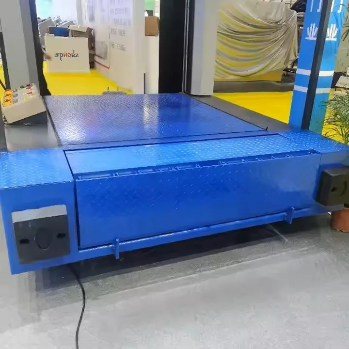 Heavy duty industrial hydraulic dock leveler electric dock ramp for  warehouse loading and unloading