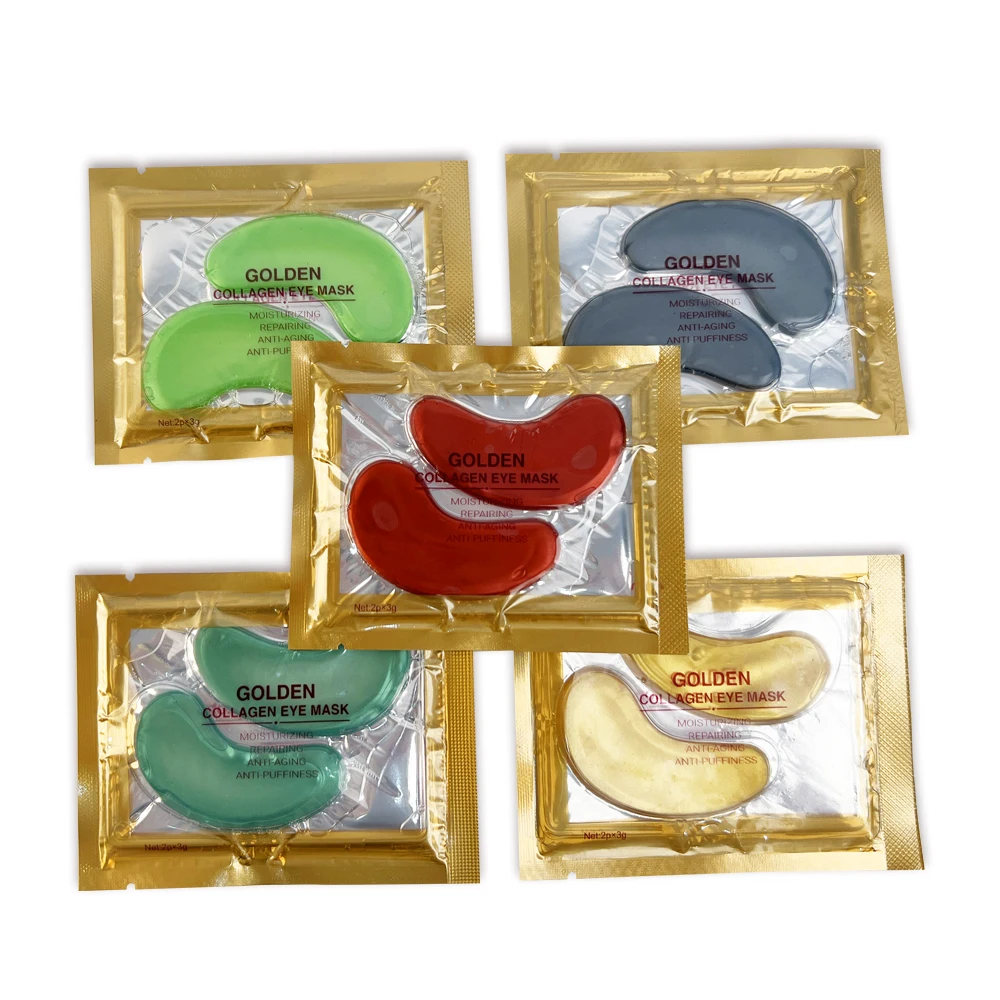 24K Gold Eye Mask Anti-Aging Collagen Eye Treatment to Reduce Dark Circles Puffy Eyes and Wrinkles