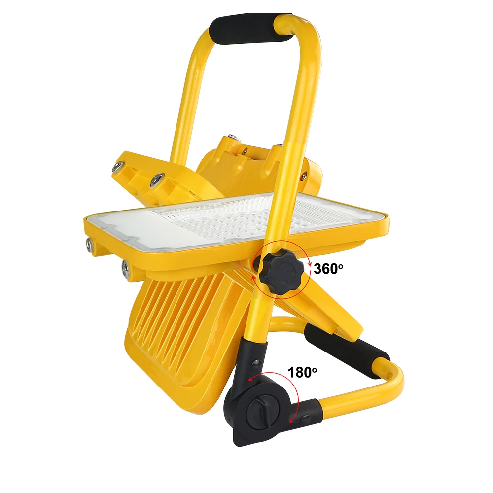 20000 lumen waterproof flexible portable led flood work light clamp USB rechargeable 20w 30w 50w 100w 150w led work light