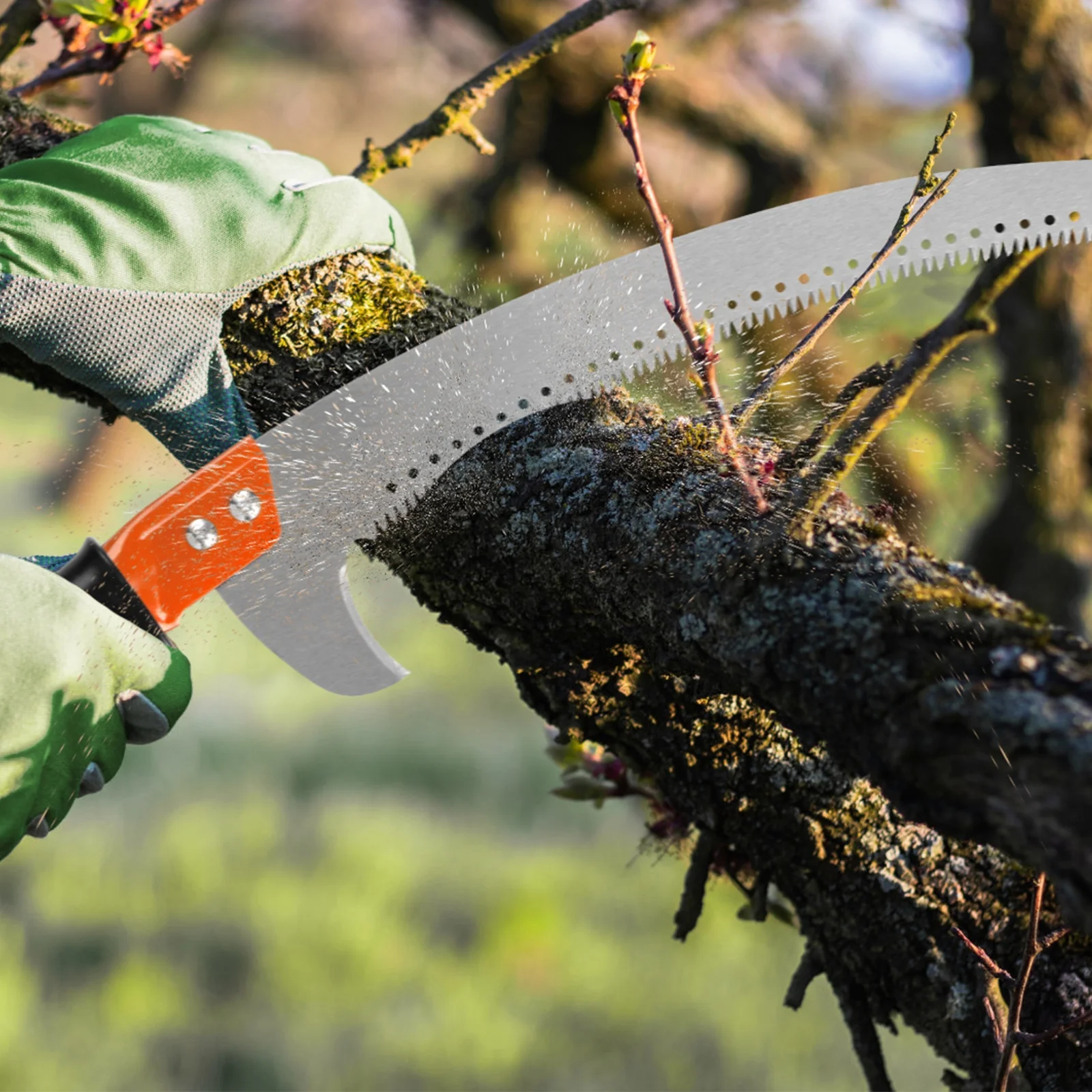 Round Trees Trimmer Tree Pole Pruner Lawn Trimmer Machine Sprocket Pole Saw Wood Cutting Branch Pole Trimmer Saw