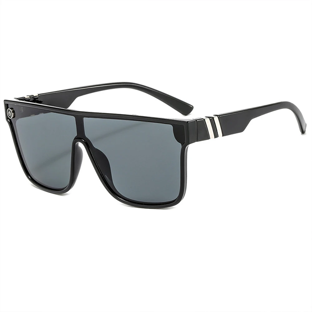 Лидер продаж Amazon, модные солнцезащитные очки большого размера, цельные солнцезащитные очки для мужчин, прямоугольные солнцезащитные очки 2022