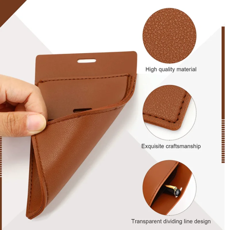 PU Leather Nurse Pen Pouch Holder Organizer Doctor Pens Sleeve Shirt Pocket Pouch