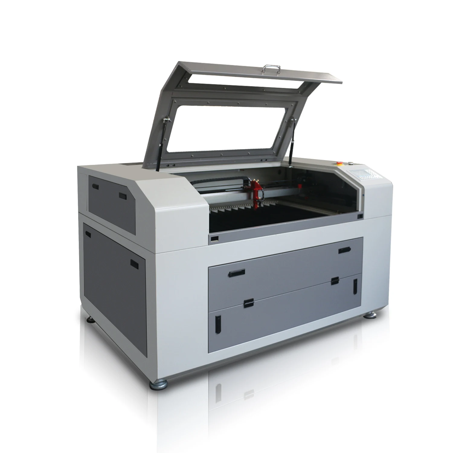 Factory direct sale 50w 60w 80w 100w 130w 6090 co2 laser engraving machine for wood plastic acrylic leather rubber laser cutter