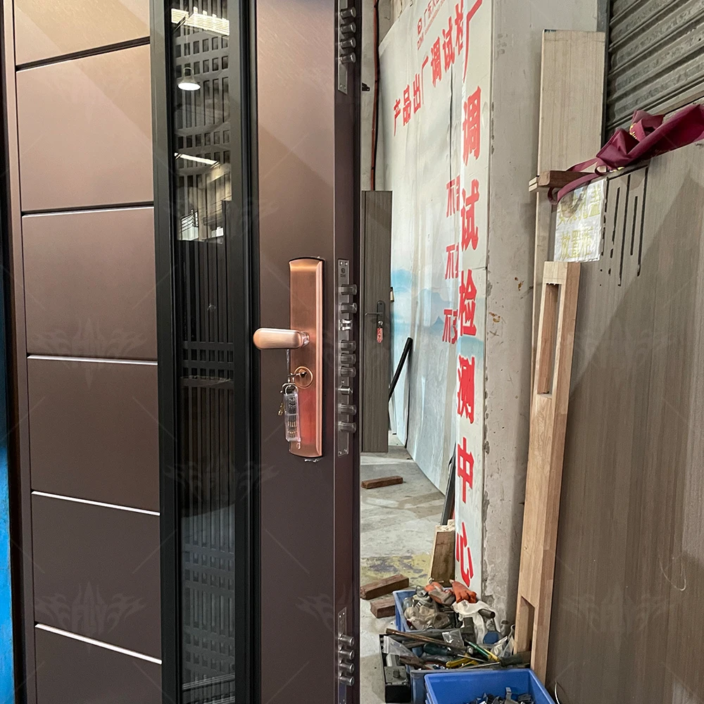 Modern Exterior Main Gate Door Designs Front Iron Entry Doors Entrance Security Steel Door For House