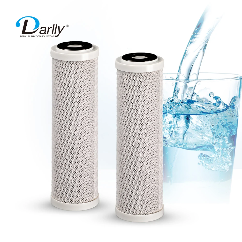 China Water Filters 5/10 Micron 10' 20' Good Quality  Coconut Shell Water Filter Odor Removal Filtration System Coconut Filter