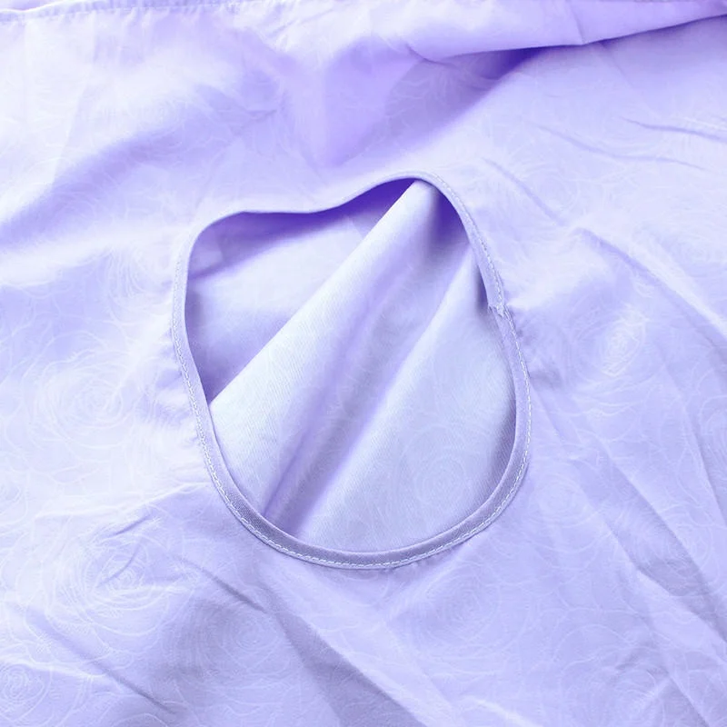 
Solid White Purple Pink Oilproof Waterproof Salon Spa Massage Sheet for Massage Table Chair 