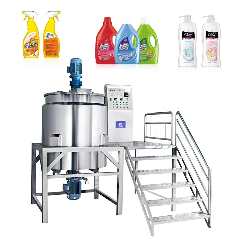 2023Top Supplier Making Equipment Blender Industrial Liquid Shampoo and Conditioner Making Machine