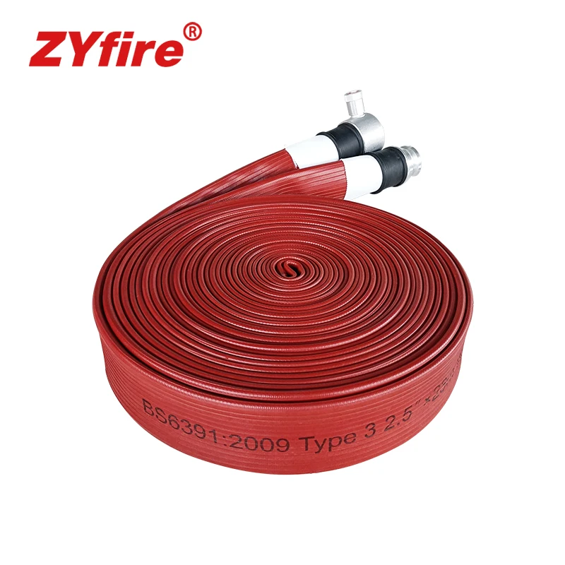 Пожарный шланг ZYfire высокопрочный гибкий жирный с перечисленным BS6391