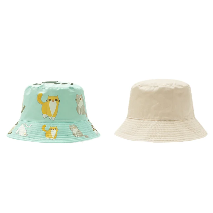 
High Quality Reversible Wholesale Unisex Custom Logo Printed Polyester Fisherman Bucket Hat 