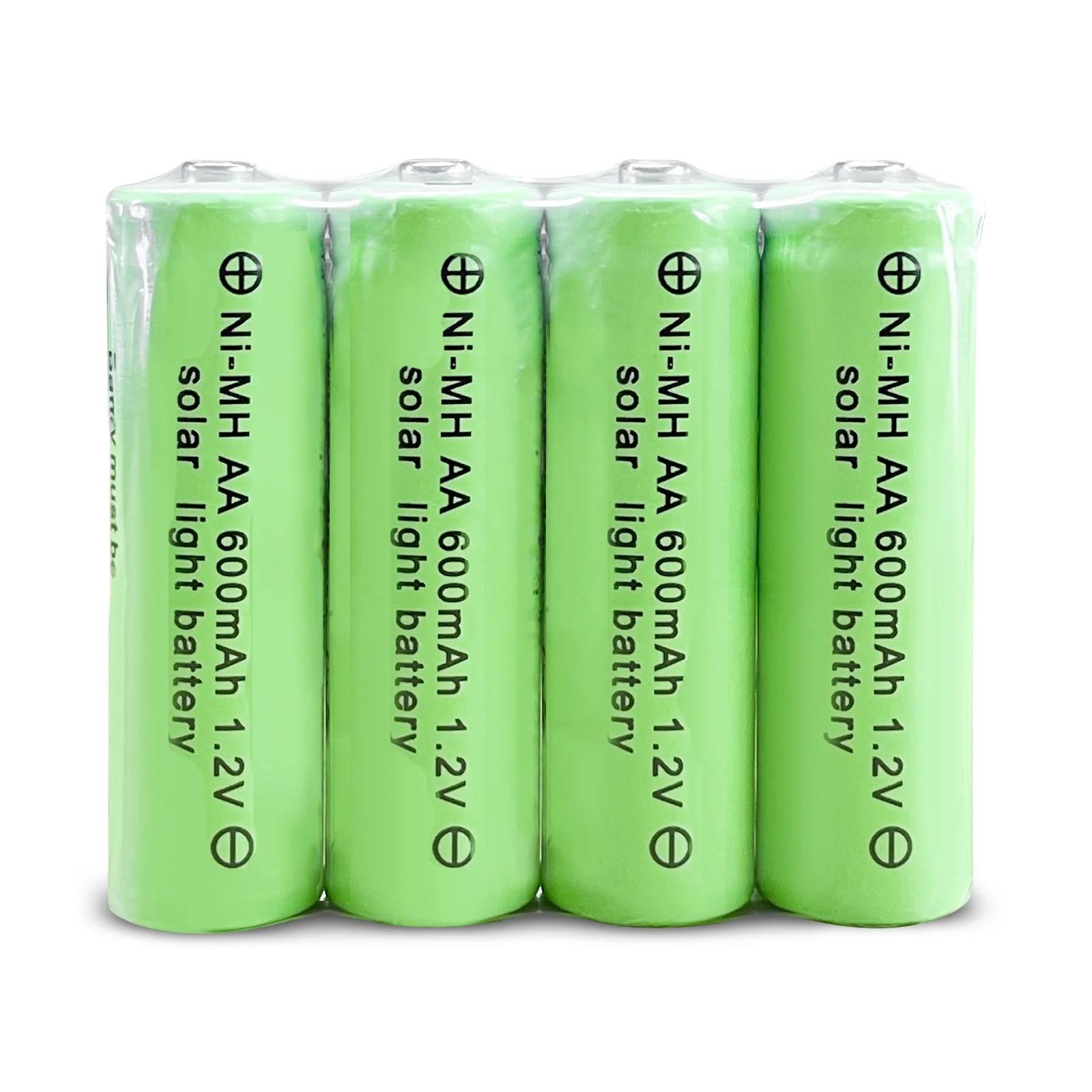 NIMH AA 600mah 1.2v nimh battery nimh aa rechargeable batteries For solar lights lamps Lanterns Rechargeable AA solar battery