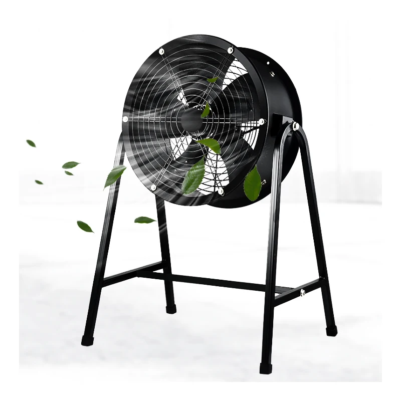 380V High Efficient  Axial Fan 70Db Exhaust Fan High Quality Stand Type Industrial Fan