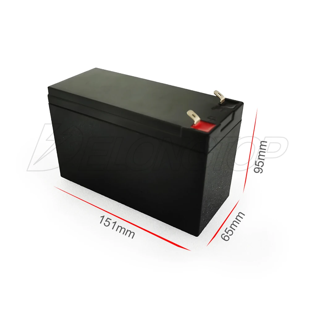 12V LiFePO4 Lithium ion Battery Pack 12.8V 7AH for security system Lead Acid Replacement