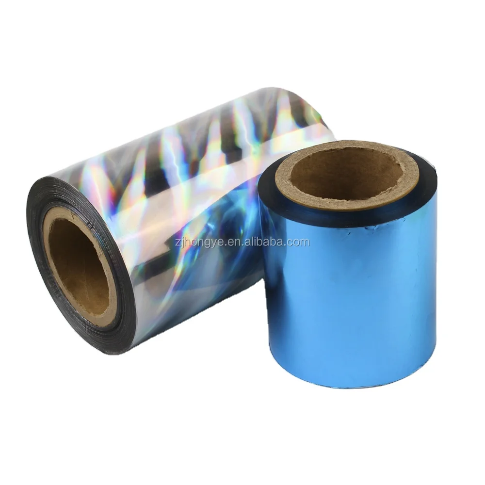 Wholesale Holographic Cold Foil For Flexo Printing Laser Foil Metallic Plain Gold Sliver Cold Stamping Foil For Packaging