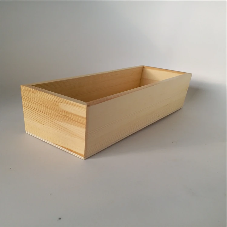 Eco-friendly packing wooden storage box without lid