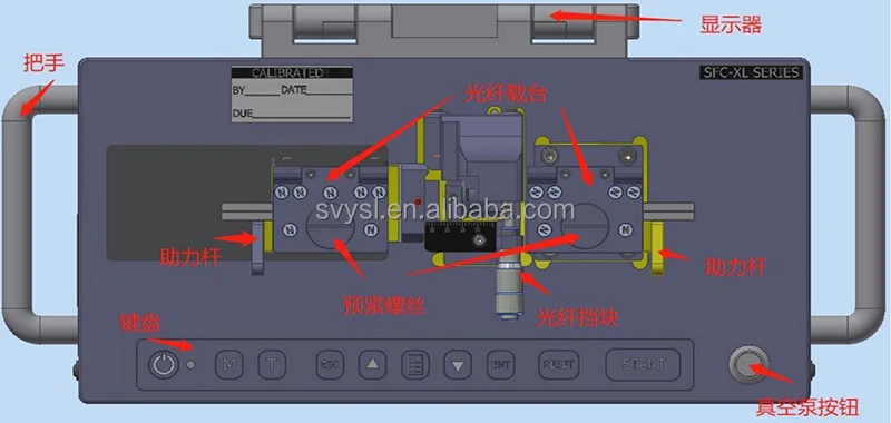 Automatic Intelligent Fiber Fusion Splice For IPG MAX Raycus JPT Laser Source 10um-400um Fiber Laser Cable Repair Testing
