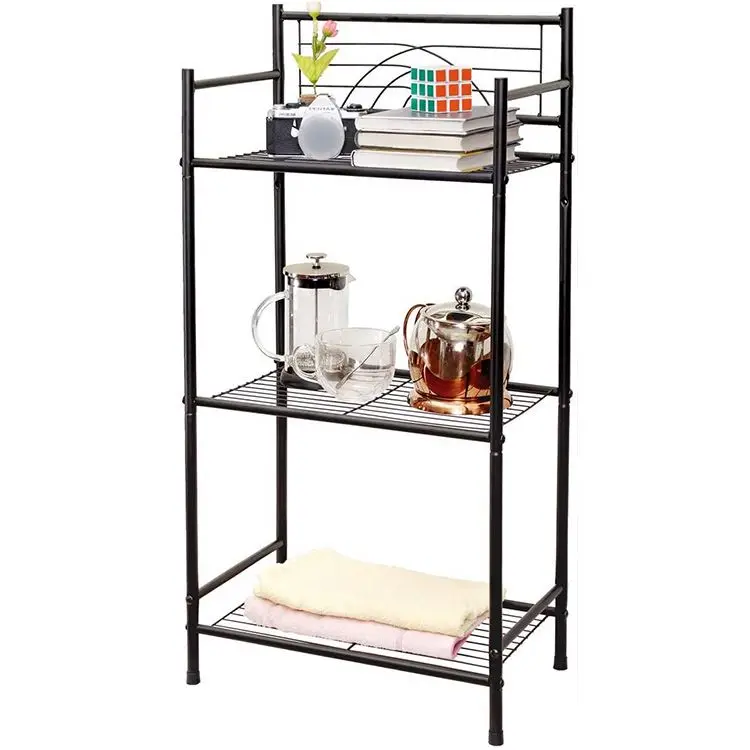 Low moq high quality new design custom size metal shelf sheet Metal Rack Storage display Shelf