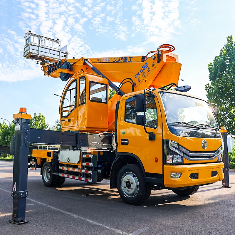 32 M Aerial Lift Truck Aerial Working Platform for Sale Truck Mounted