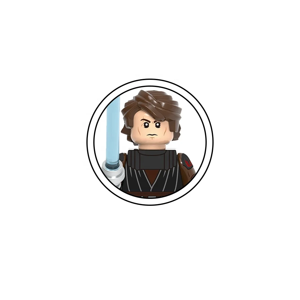 G0108 SW Obi- Wan Anakin Qui-Gon Jinn Jei Temple Guard Mace Windu Ahsoka Dooku Ella Secura Minifigs Space Wars Blocks Toys